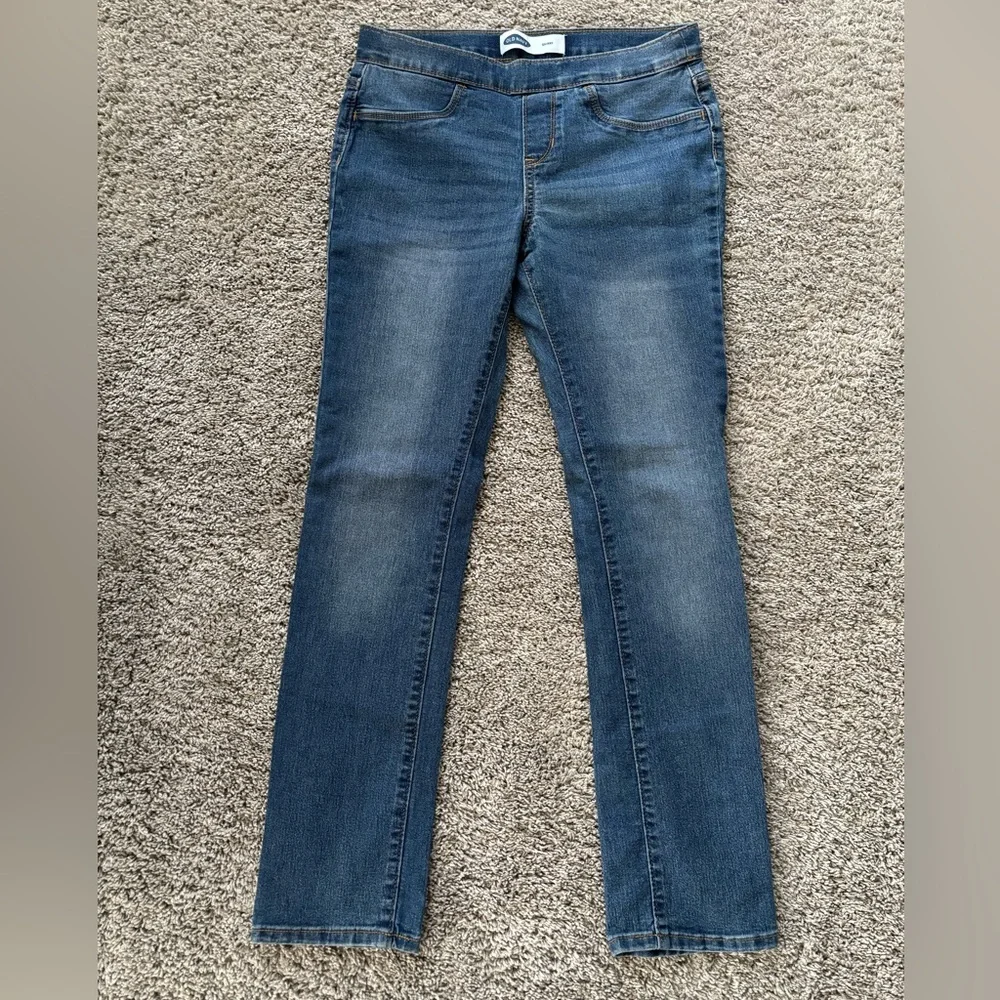 Old Navy Girls Skinny Faded Adjustable Jeans Size XL 14